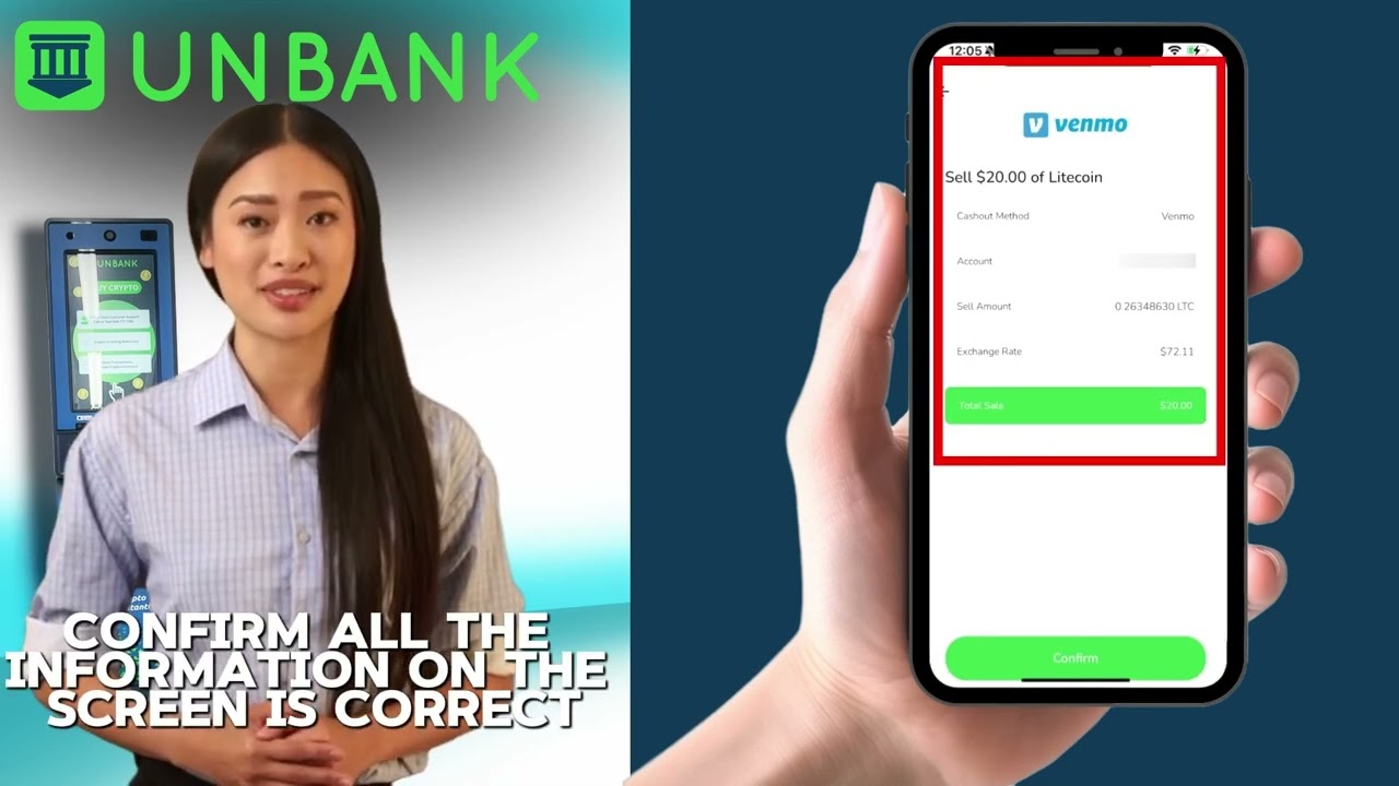 How to Sell Crypto and GET CASH to your Venmo using Unbank!