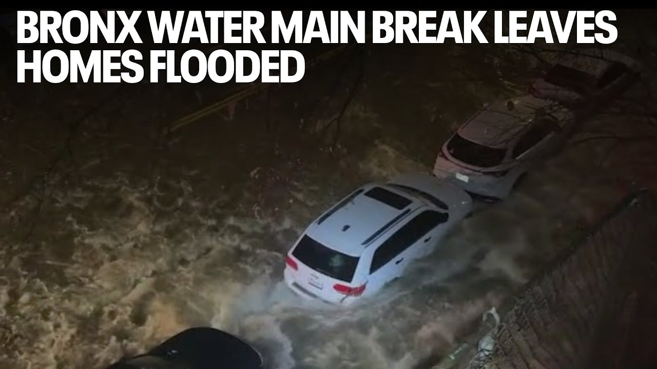 Bronx water main break leaves homes flooded