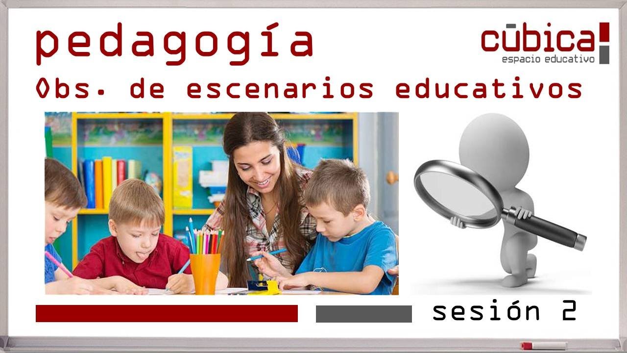 Observación de Escenarios Educativos - Pasos Clave - Sesión 2 #cubicaee #pedagogía #licenciatura
