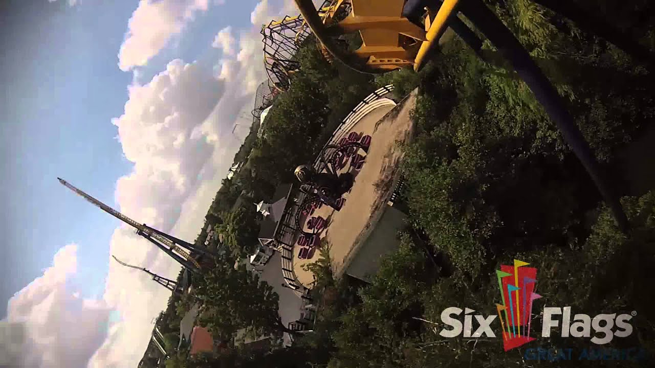 BATMAN The Ride - Six Flags Great America POV