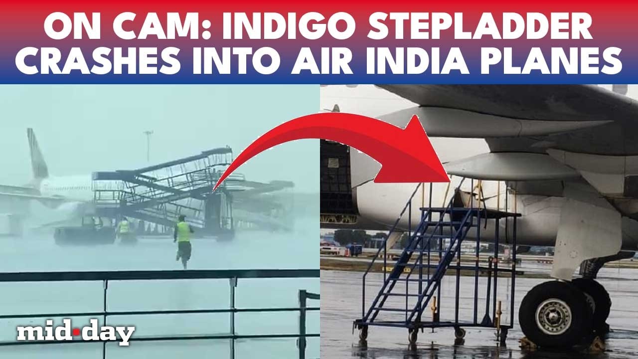 Delhi Airport SHOCKER: Air India Planes SMASHED By Indigo Stepladder During Storm, DGCA Orders Probe