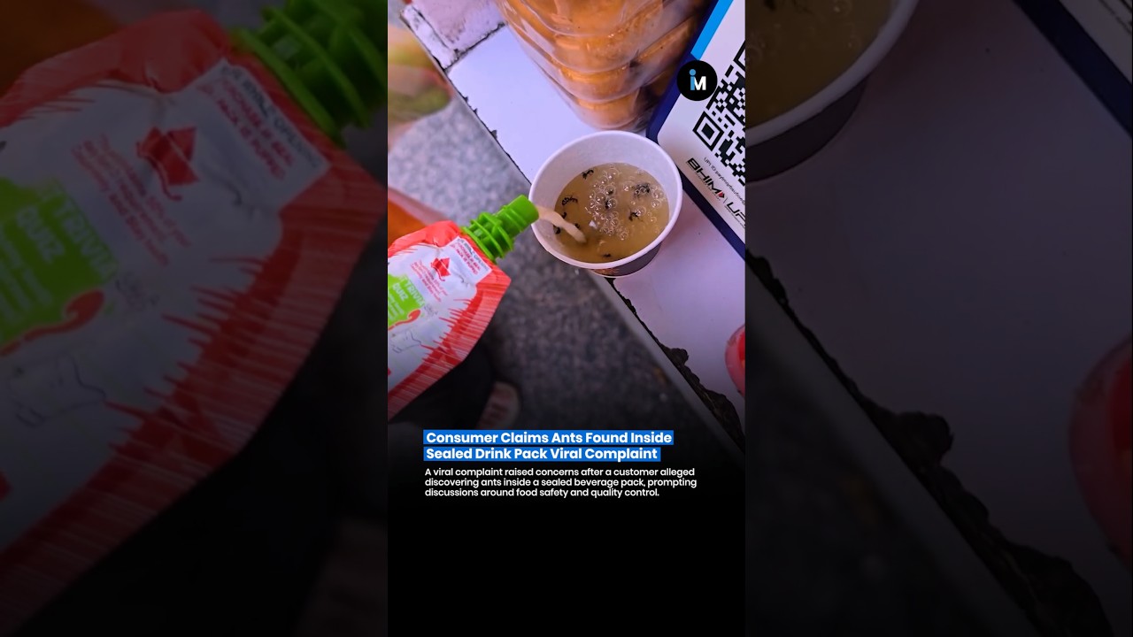 🐜 Consumer Claims Ants Found Inside Sealed Drink Pack 😳🥤⚠️