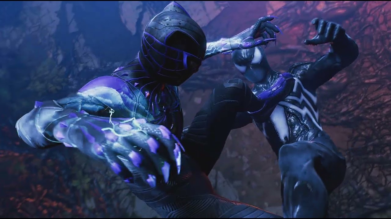 Miles VS Peter (Symbiote Suit)