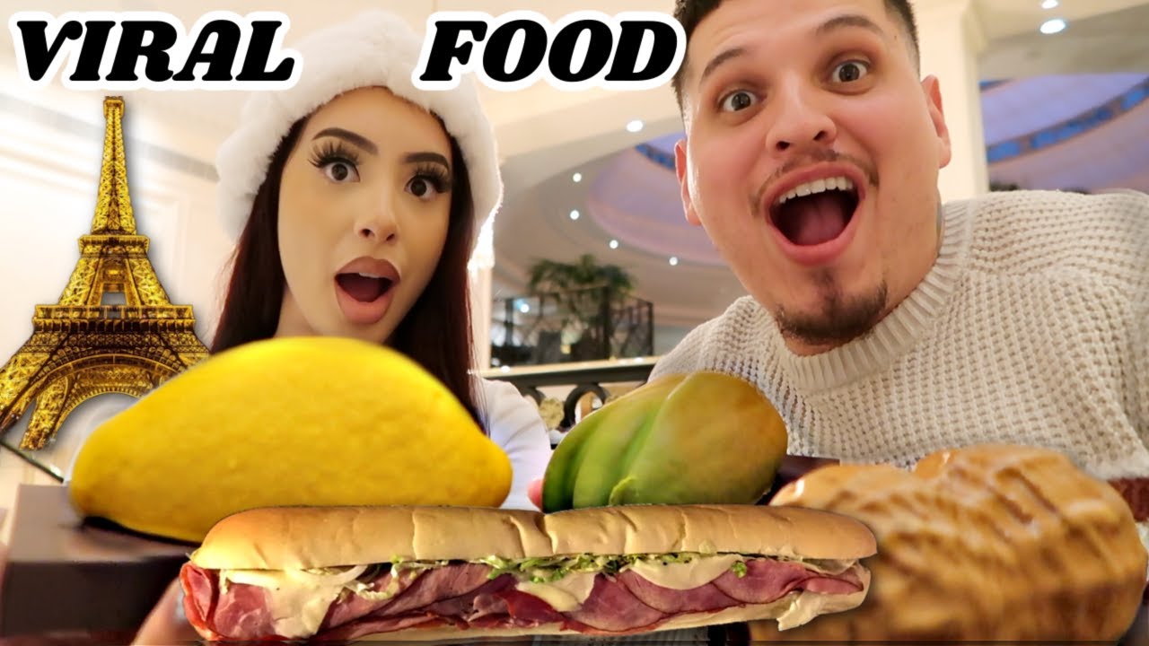 Trying viral food in PARIS 🇨🇵🥐🥖🗼