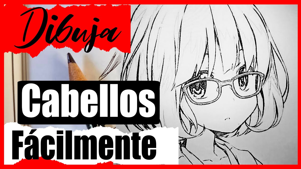 Técnica fácil para dibujar Cabellos! 😋✨🎨