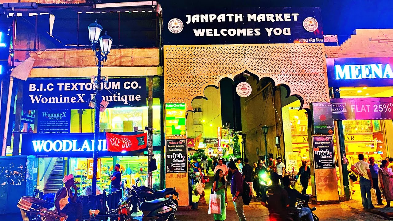 Janpath Market Lucknow | Lacknowi Chikan | Chikankari Showrooms | Janpath Market