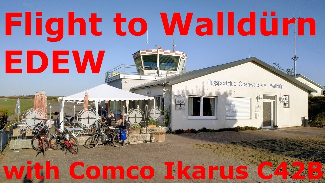 ✈ Flug nach Walldürn mit einer Comco Ikarus C42B