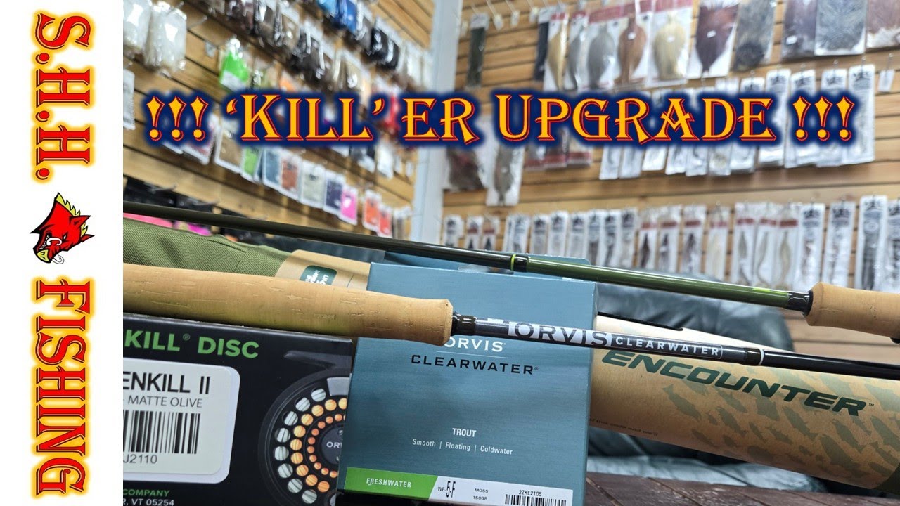 New To Fly-Fishing [ "Kill'er Upgrade !!! ] For Orvis Encounter Combo 9ft 5wt !!!