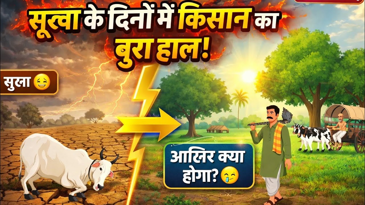 गरीब किसान बना अमीर | लालची सेठ की सजा | Hindi 2D Moral Story