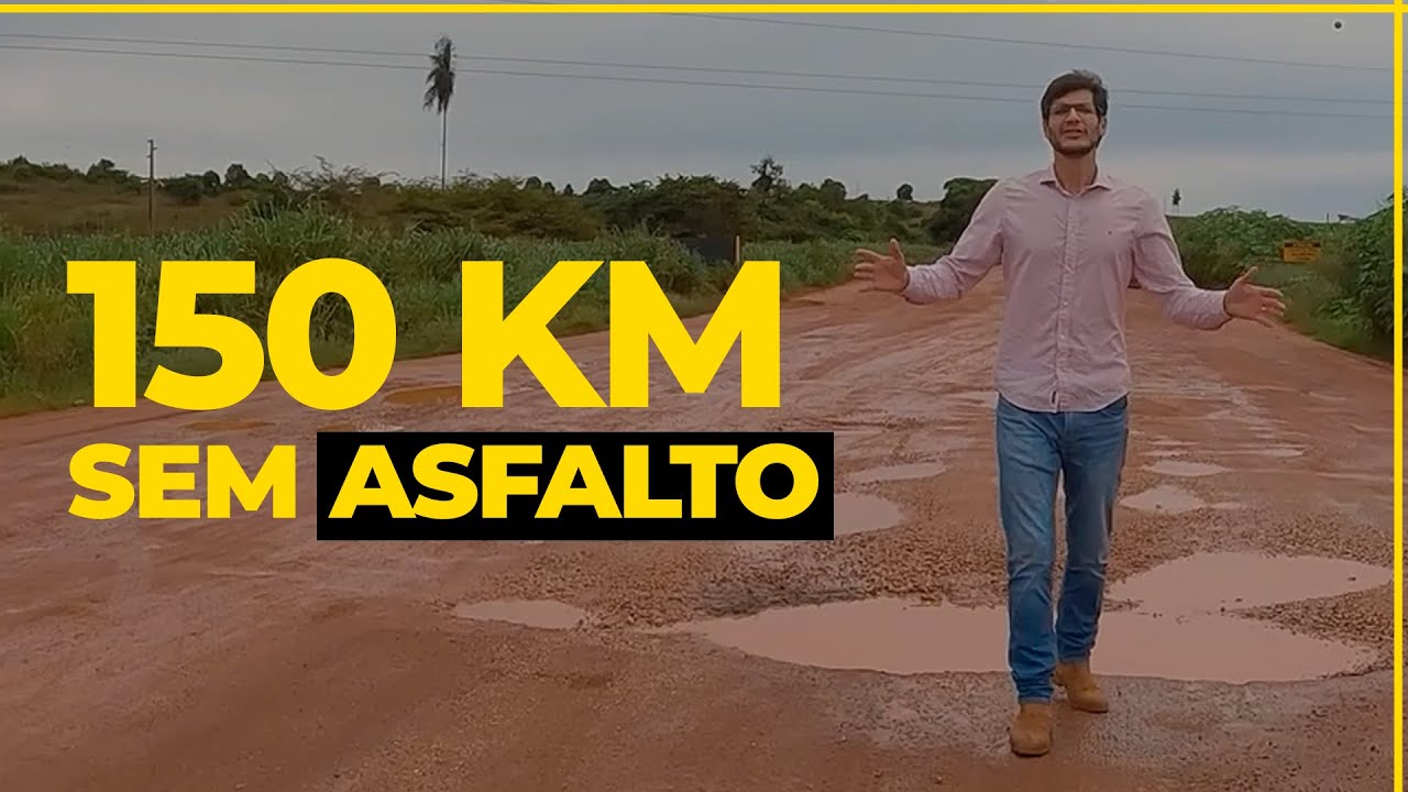 Trecho do asfaltamento da BR 158