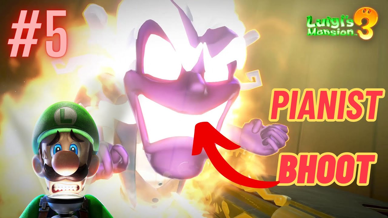 PIANO BHOOT NE MAAR DIYA | LUIGI'S MANSION 3 - EPISODE 5 | GAMEPLAY | 