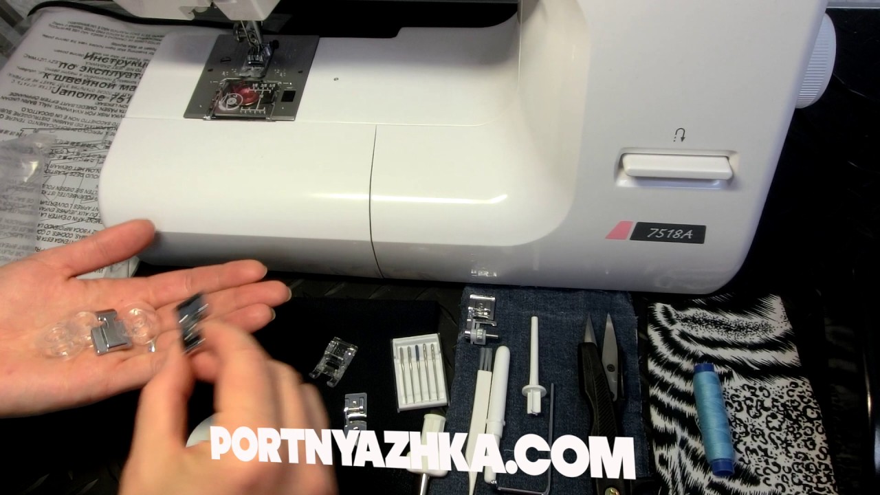 Обзор швейной машины Janome 7518A