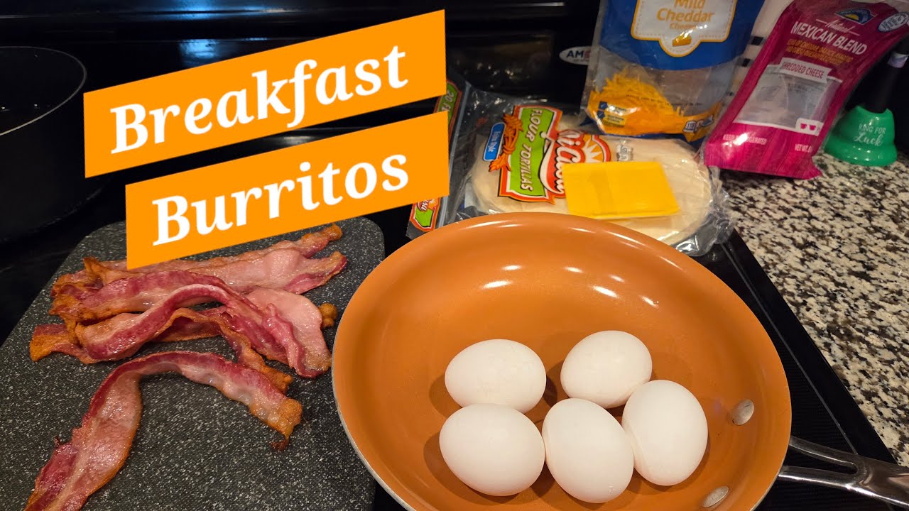 GigLife-N-More is making breakfast burritos for lunch 😋 😍