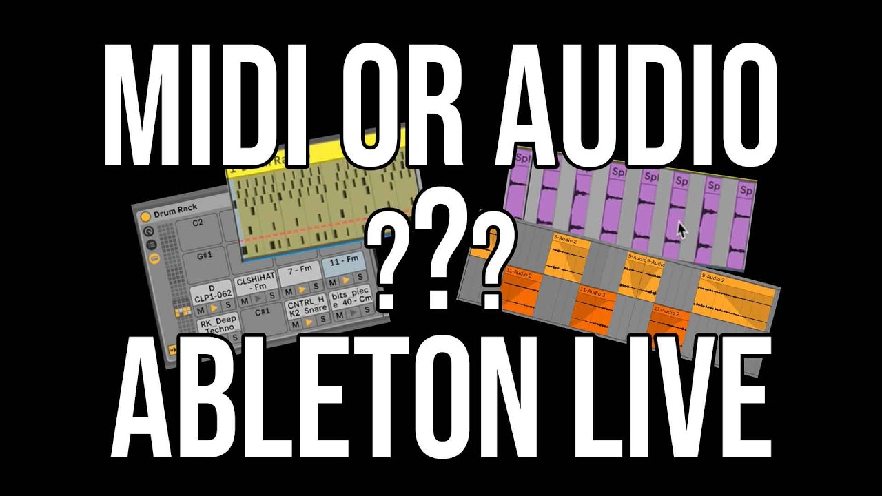 Midi or Audio for Drums