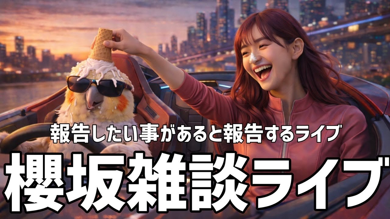 【櫻坂雑談ライブ】報告したいことを報告します