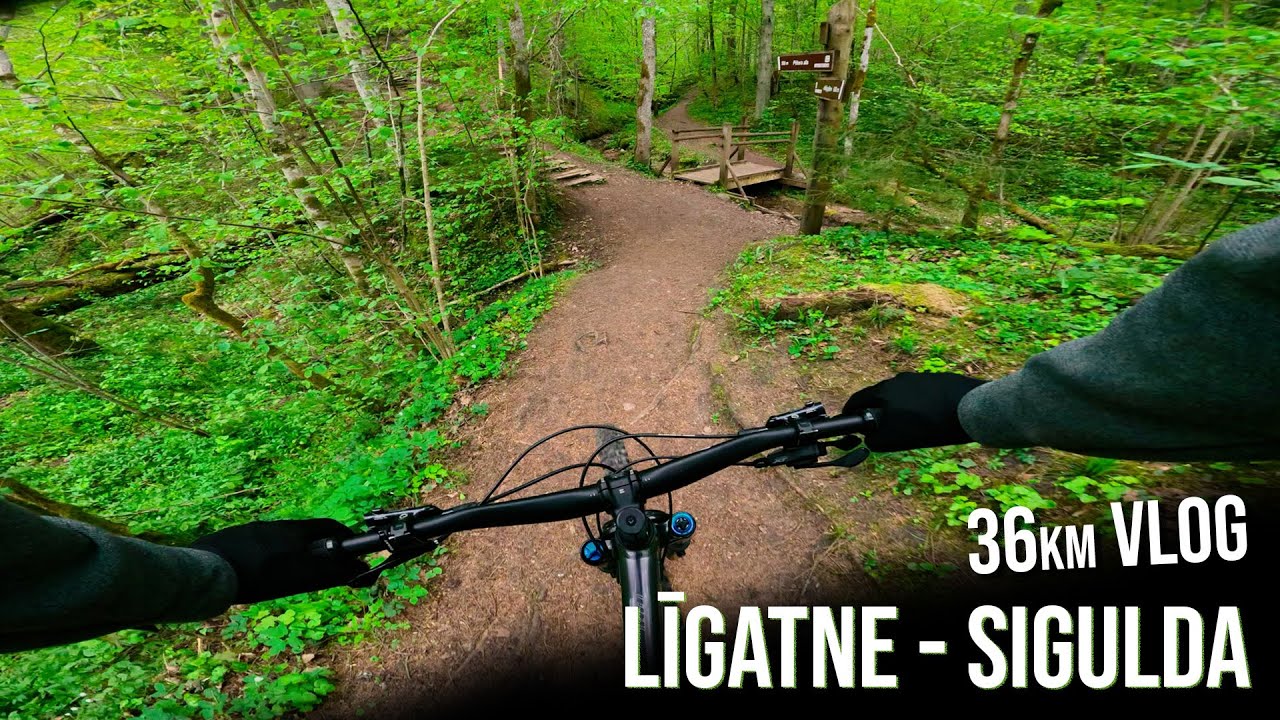 Līgatne - Sigulda 36km xc Vlogs!