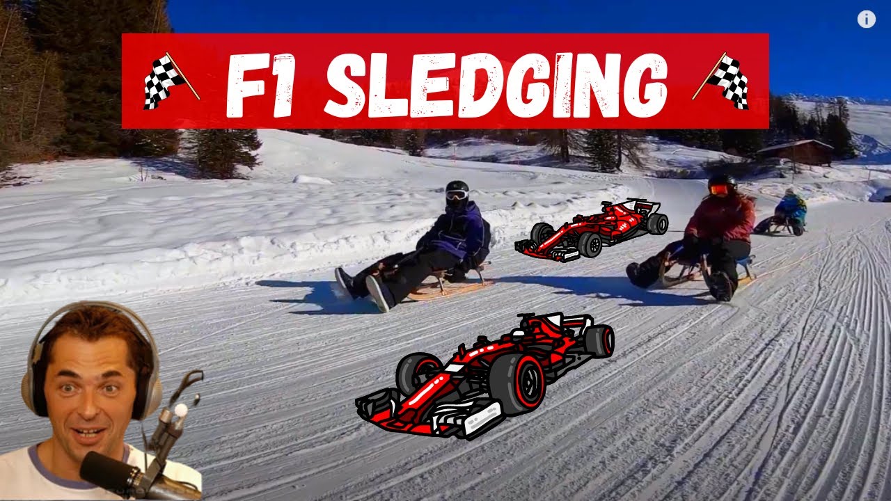 Sledging like Formula1 Pilots at Rinerhorn, Switzerland | Kommentátor Palik László