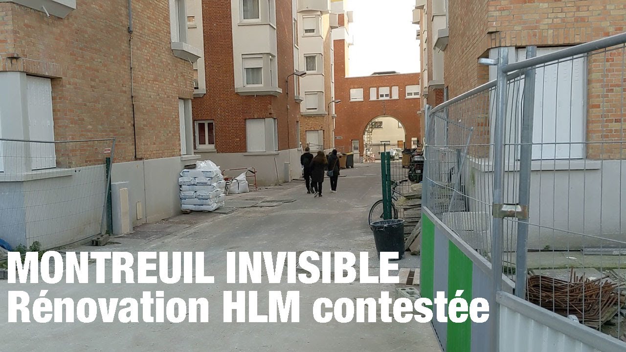 Rénovation HLM contestée à Montreuil