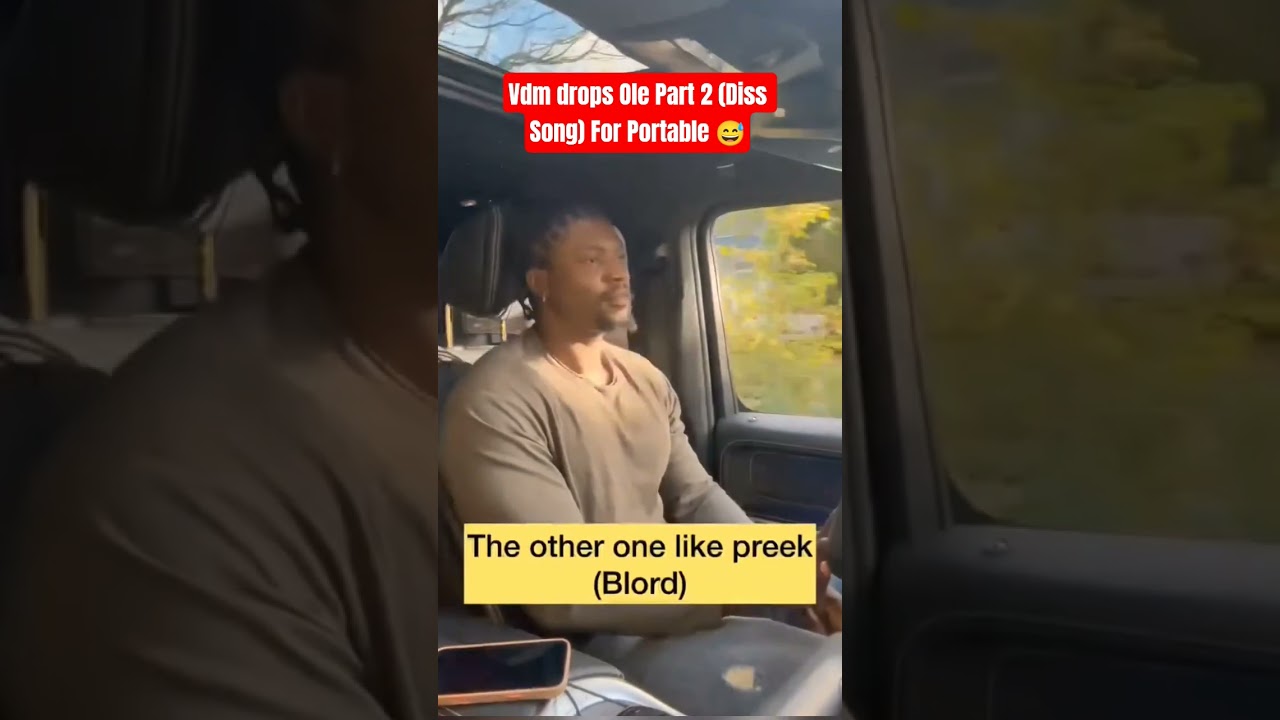 Vdm drops Another Crazy DISS SONG for Portable and B-Lord #vdm #portable #portablevsvdm