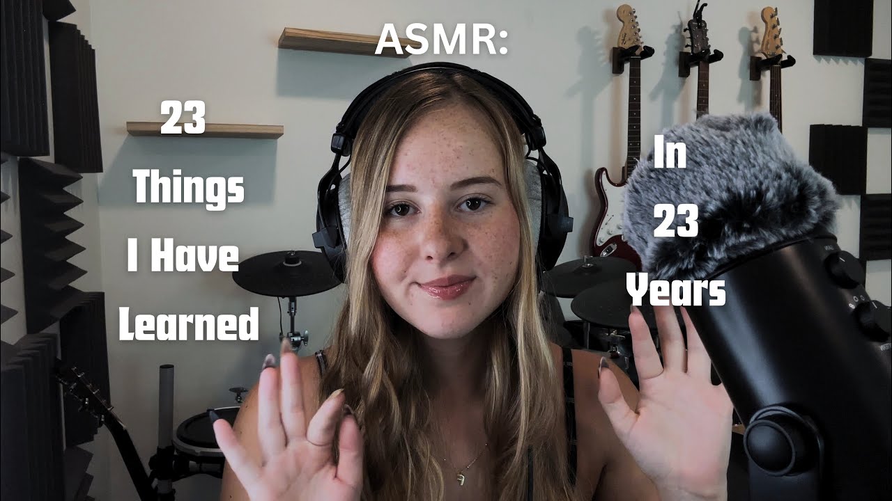 ASMR for Sleep | Whispered Life Lessons | 23 Things I Learned in 23 Years