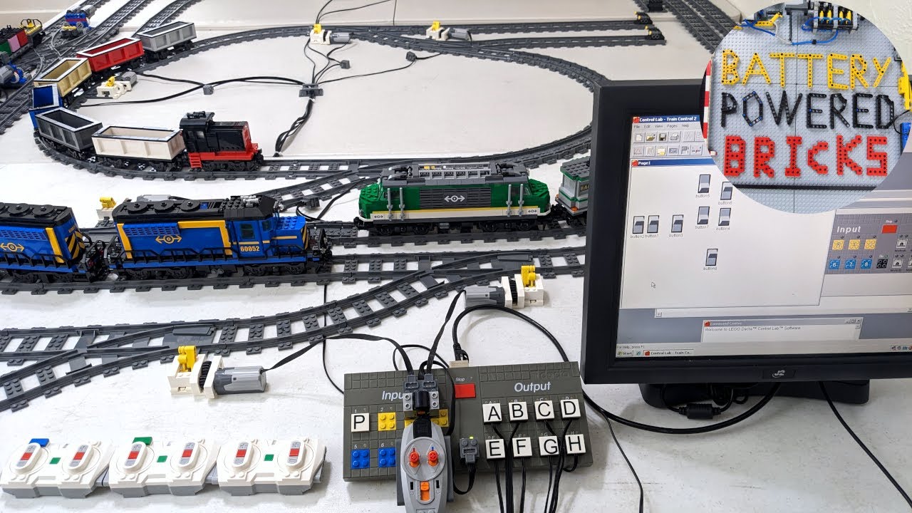 Удалённое управление переключением путей поезда Lego (часть 2)