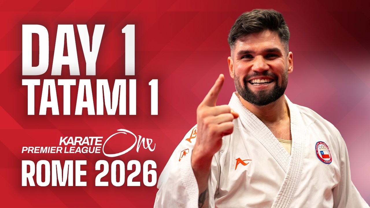 LIVE 🔴 Karate One Premier League Rome 2026 | Day 1 – Tatami 1