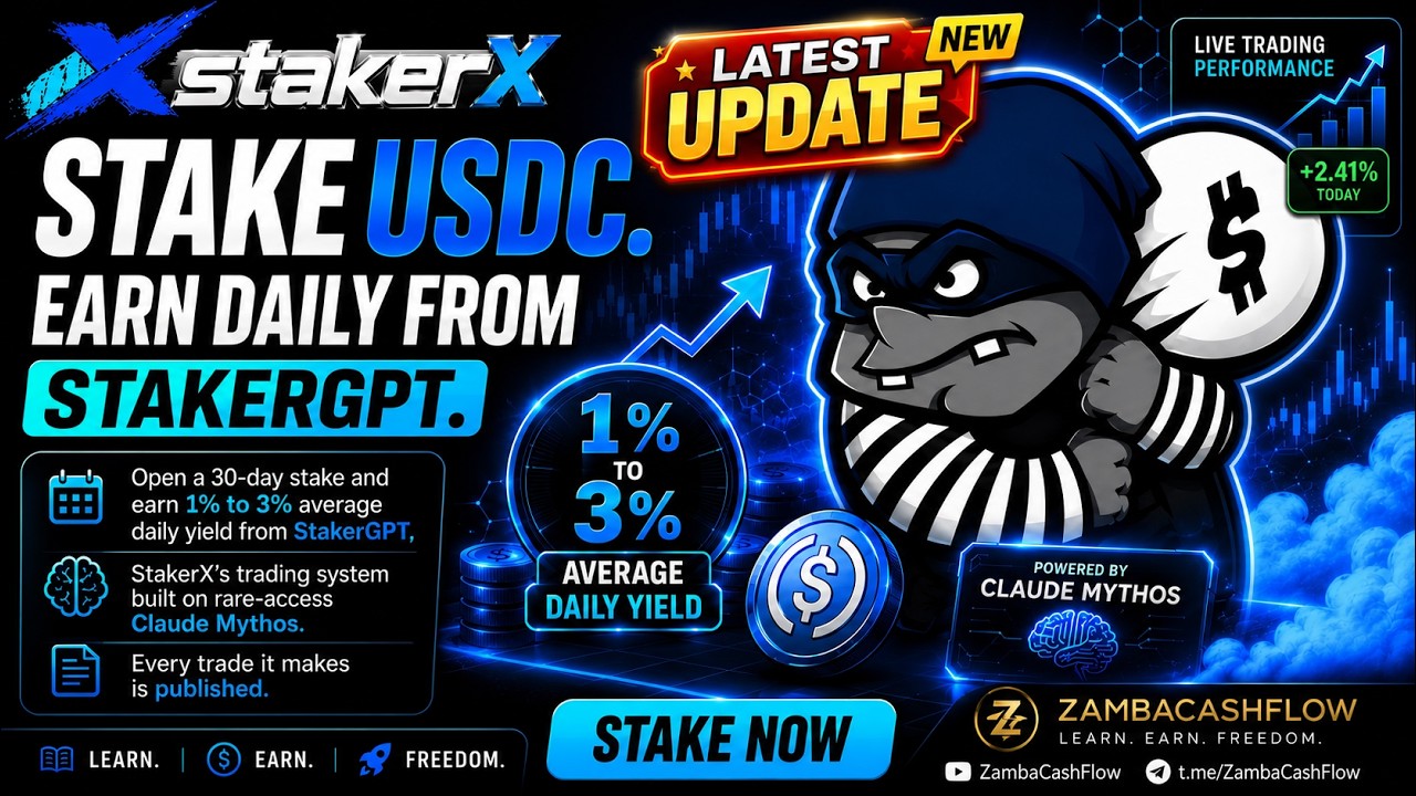 StakerX Updates: Stake USDC & Earn Up To 3% Daily with StakerGPT on Solana