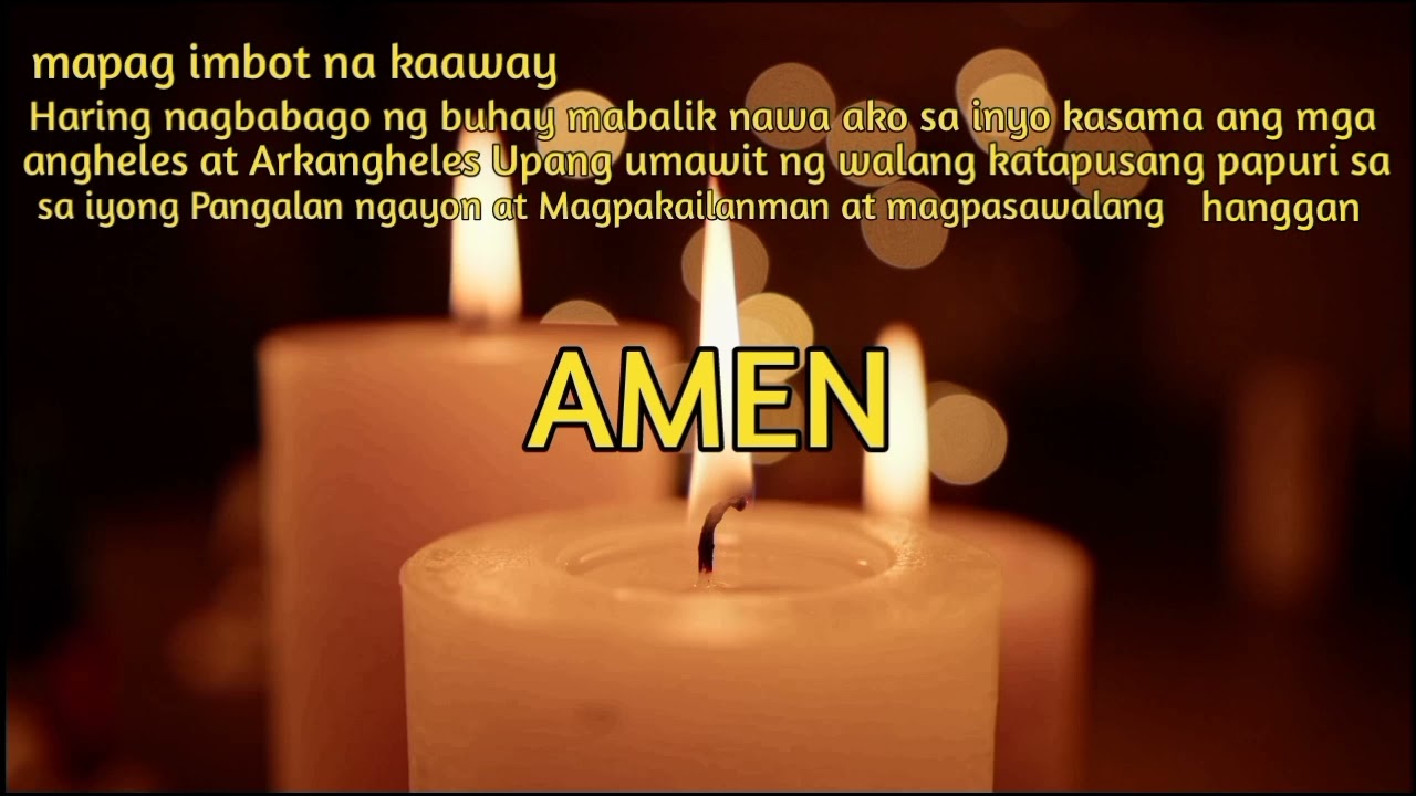Anima Christi Tagalog at Latin