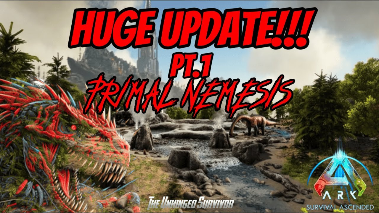 HUGE Update for ARK Primal Nemesis!! New Dinos, Bosses, and much more!