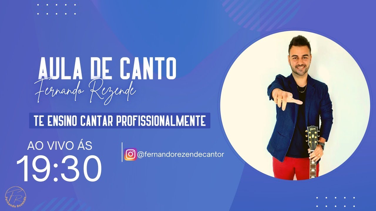 AULA DE CANTO AO VIVO EVM
