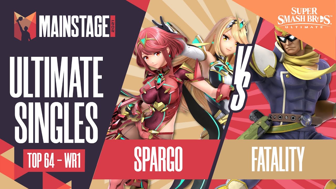 Sparg0 vs Fatality - SSBU Singles: Top 64 Winners Round 1 - Mainstage 2021 | Pyra vs Cpt Falcon