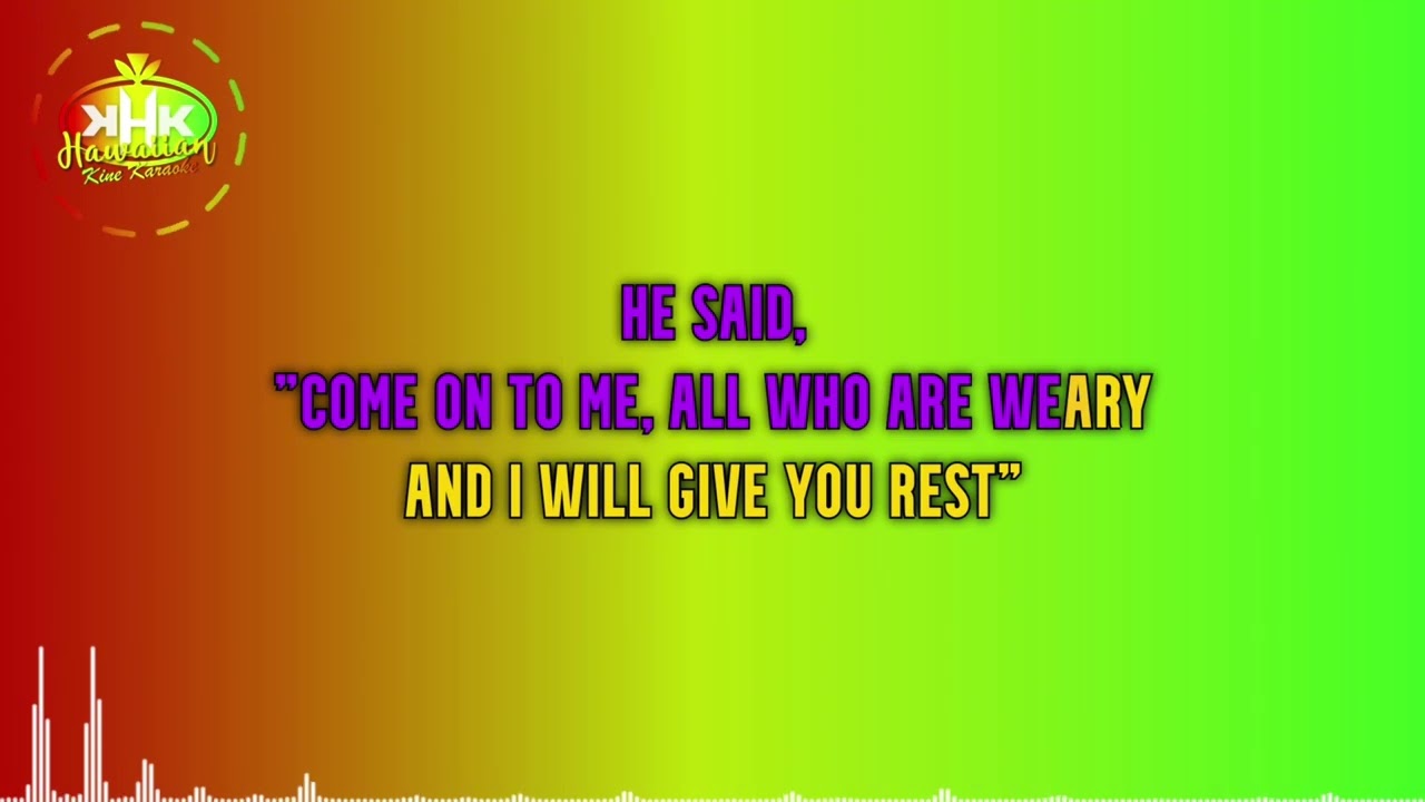 The Mana'o Company - He Will Carry You (Backing Vocals Karaoke Version) - Hawaiian Karaoke