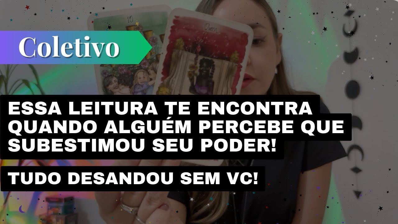 ESSA LEITURA TE ENCONTRA QUANDO ALGUÉM PERCEBE QUE SUBESTIMOU SEU PODER🔥TUDO TÁ RUINDO SEM VC! 