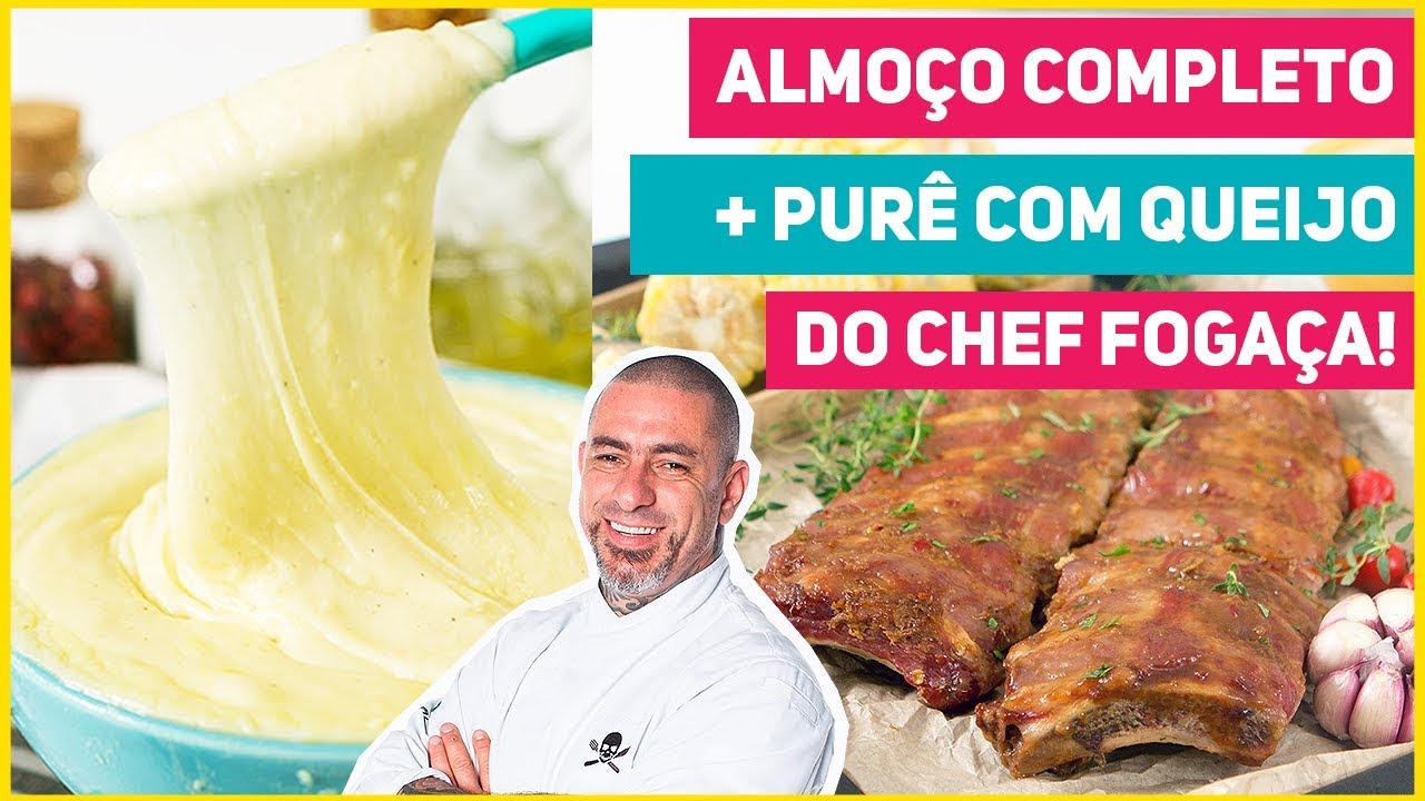 ALMOÇO MASTERCHEF | ALIGOT DO CHEF FOGAÇA  | Purê com Queijo + Acompanhamentos | RM 460