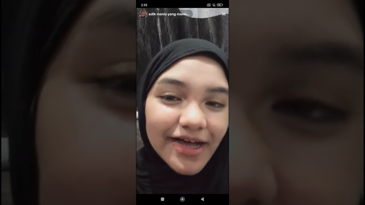 Adik manis Live tiktok 1