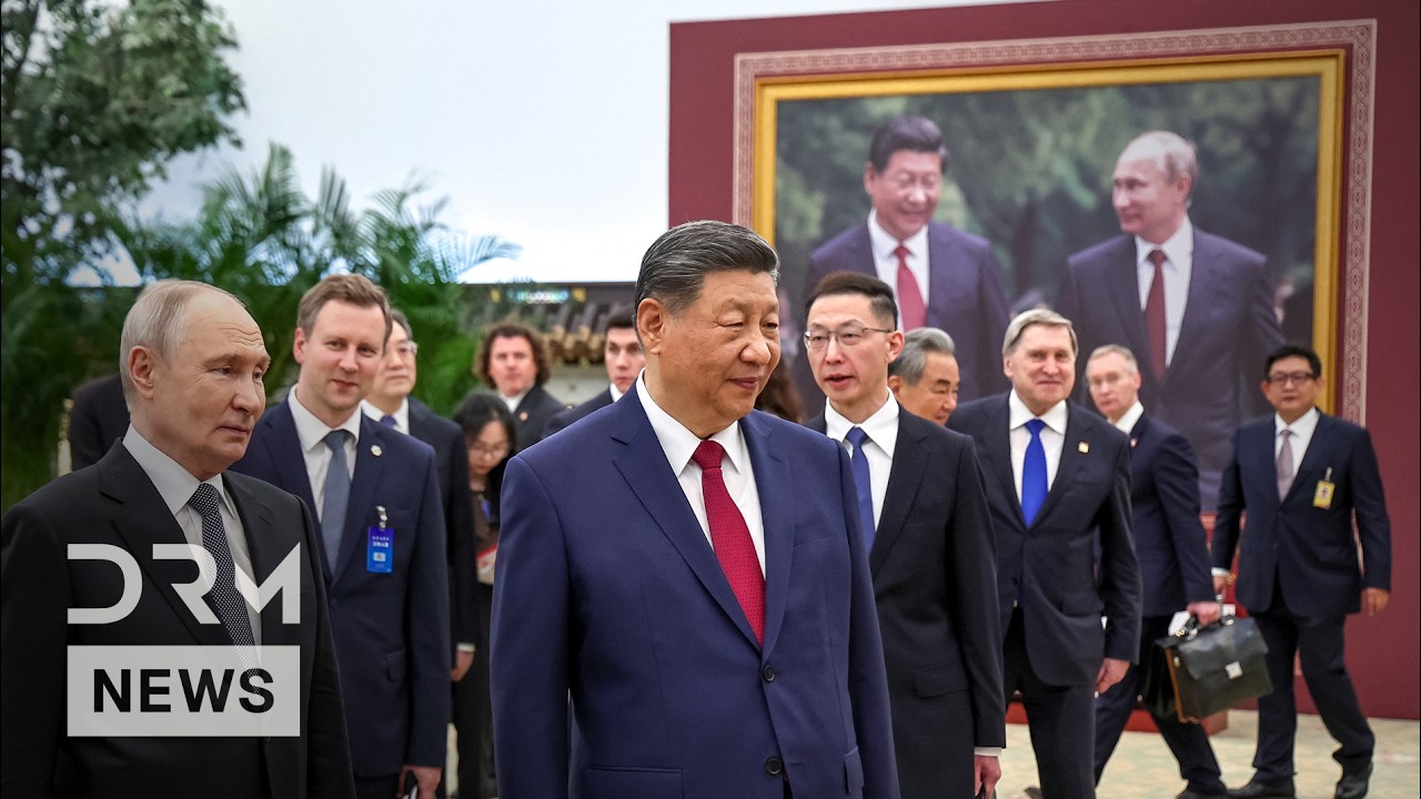 WATCH: Putin And Xi Jinping Tour Symbolic TASS-Xinhua Exhibition In Beijing | AC1G