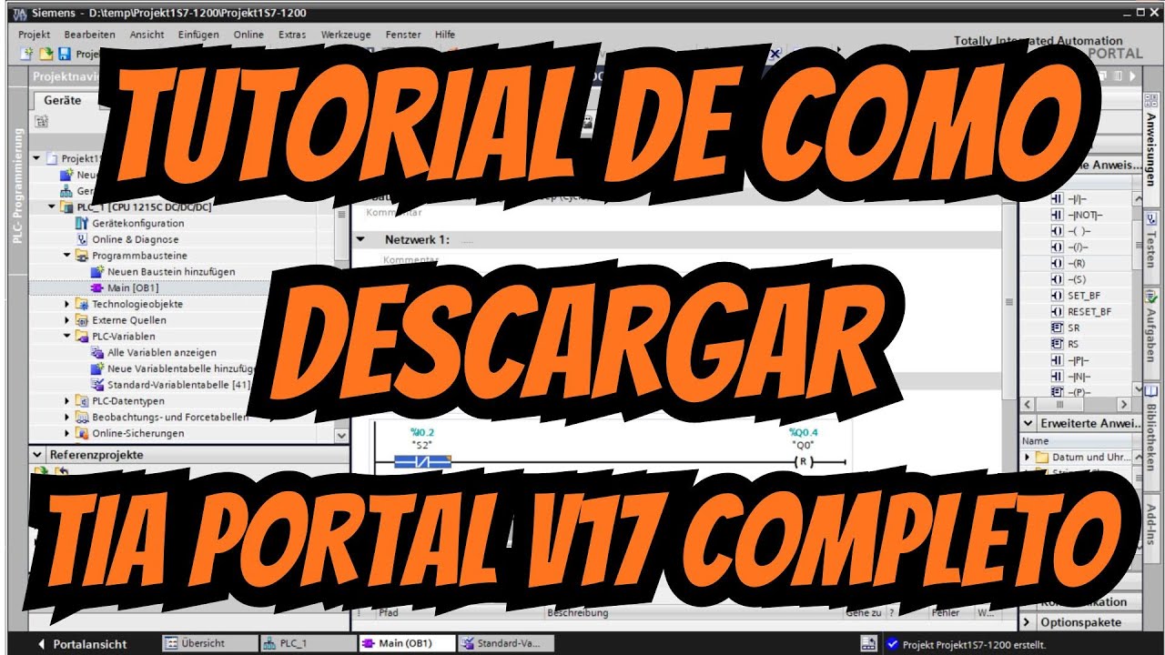 Tutorial para instalacion TIA PORTAL V17 2025