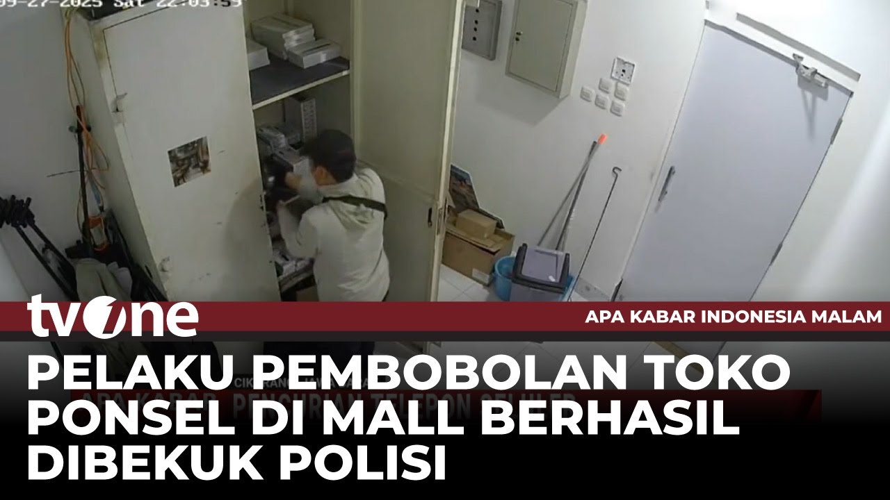 Polisi Tangkap Pelaku Pencurian Puluhan HP di Toko Ponsel Mall | tvOne