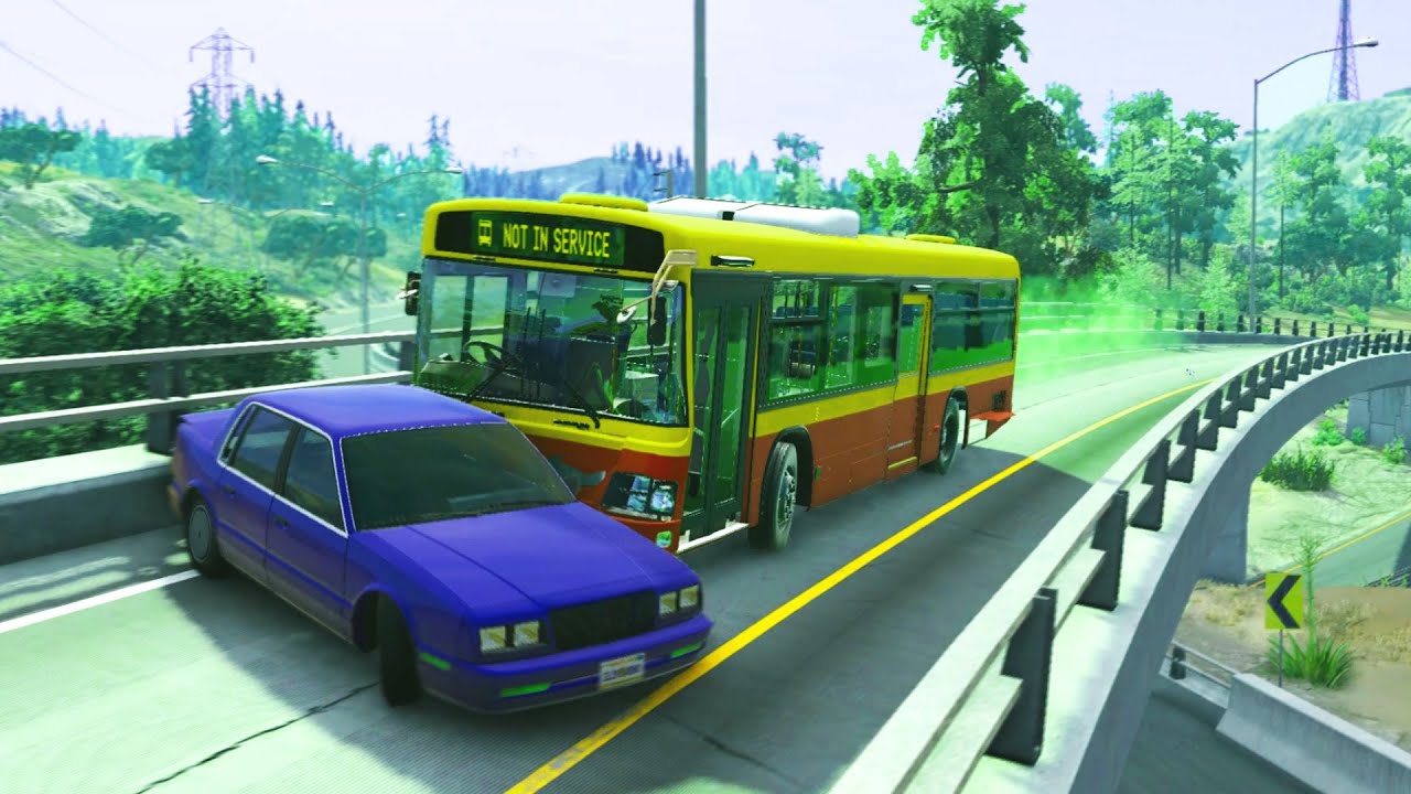 Bus and Car Сrashes! 🔥 #1 BeamNG.Drive