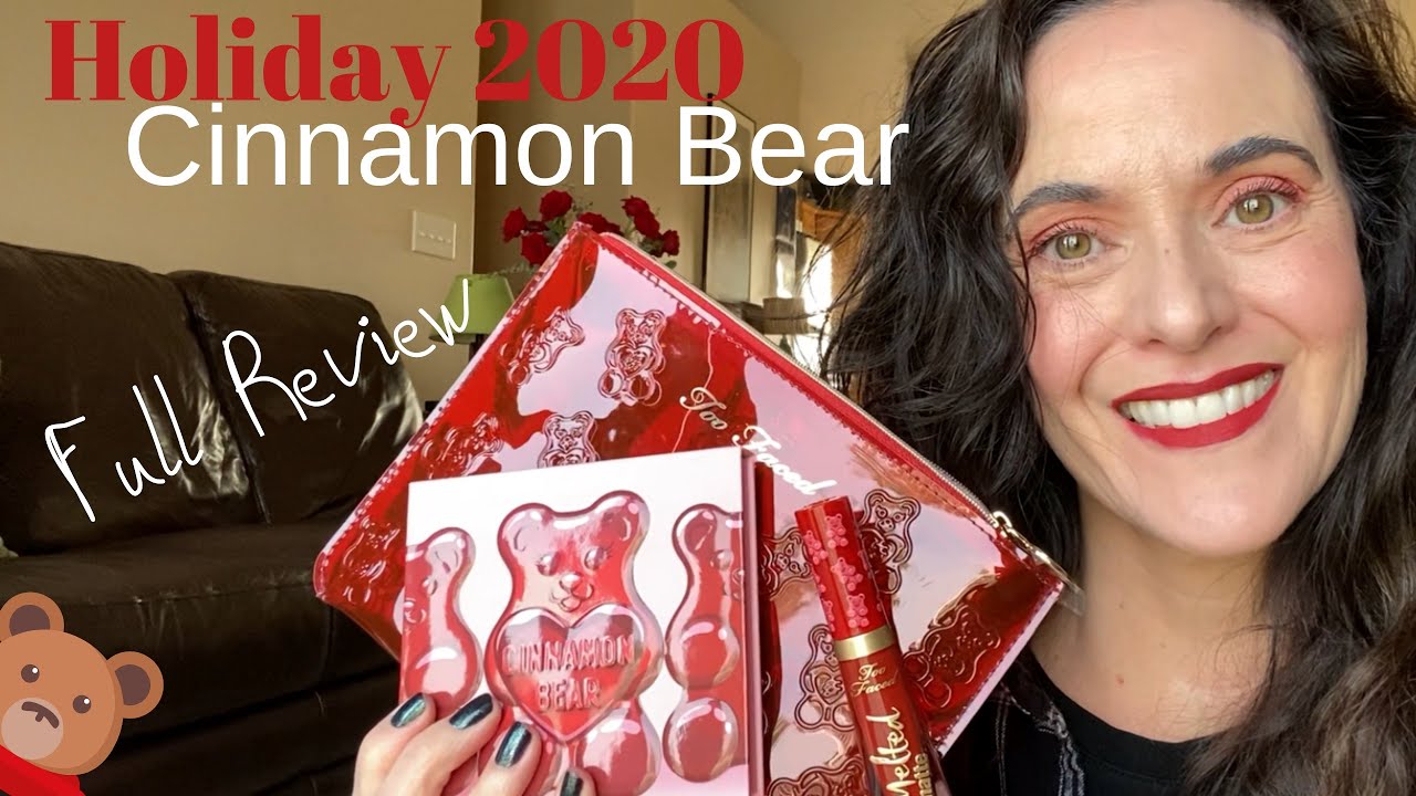 🐻❣️NEW! Too Faced Cinnamon Bear Holiday 2020//swatches demo full review