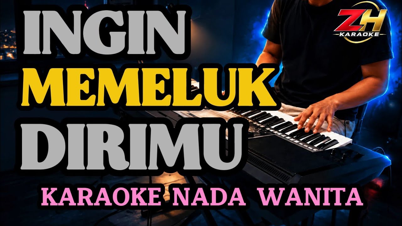 INGIN MEMELUK DIRIMU - Karaoke _Nada wanita/cewek_Lagu Dedi Dores Versi Jaipong Dangdut Pangandaran 