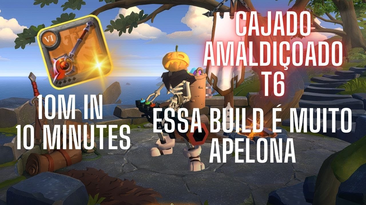 BUILD DE CAJADO AMALDIÇOADO PARA GANK SOLO #albiononline #mmorpgbrasil #gamesbrasil