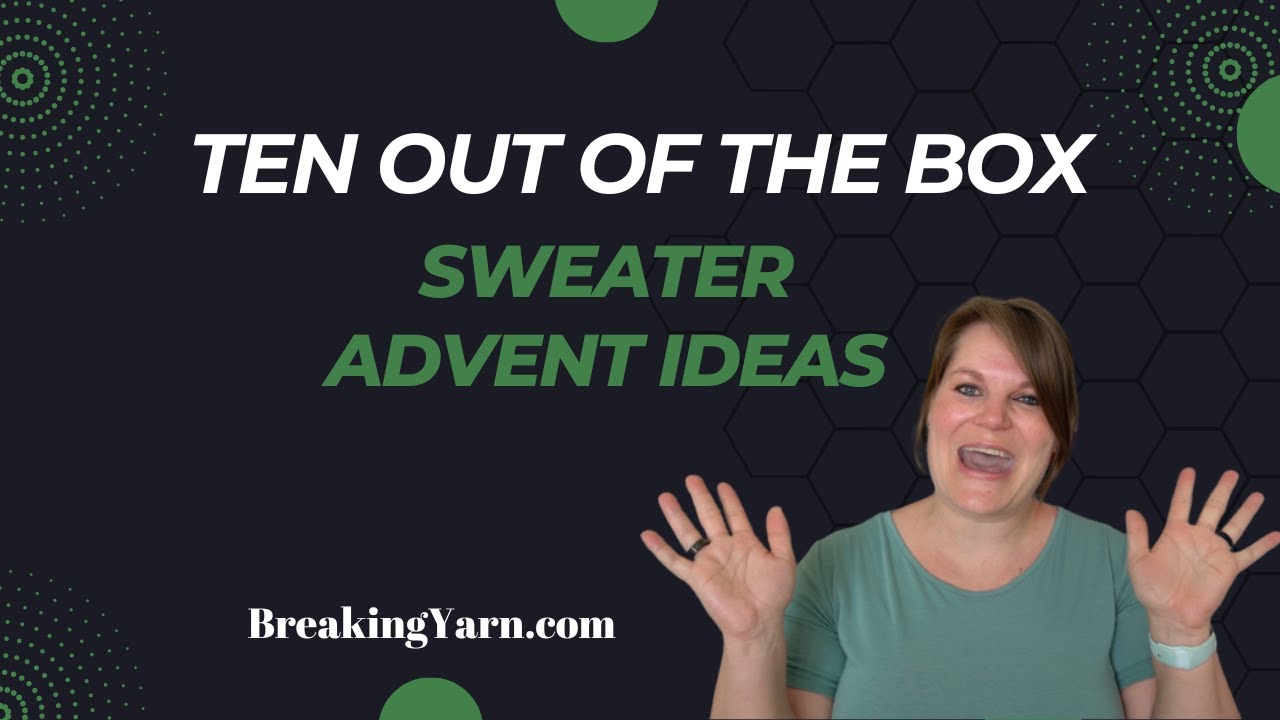 10 Out of the Box Sweater Advent Ideas #AdventKnitting #knittedsweater