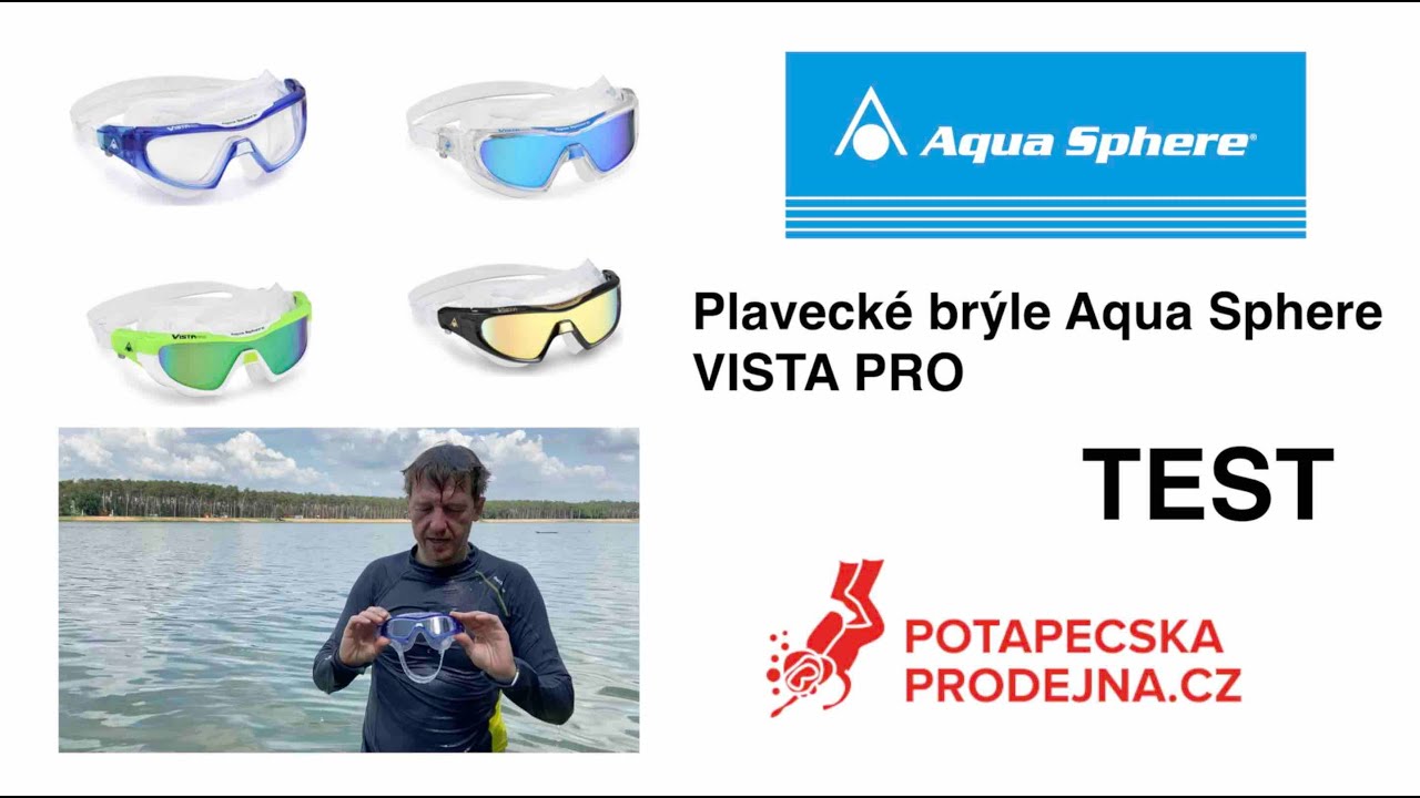 Plavecké brýle Aqua Sphere VISTA PRO | Recenze | POTAPECSKAPRODEJNA.CZ