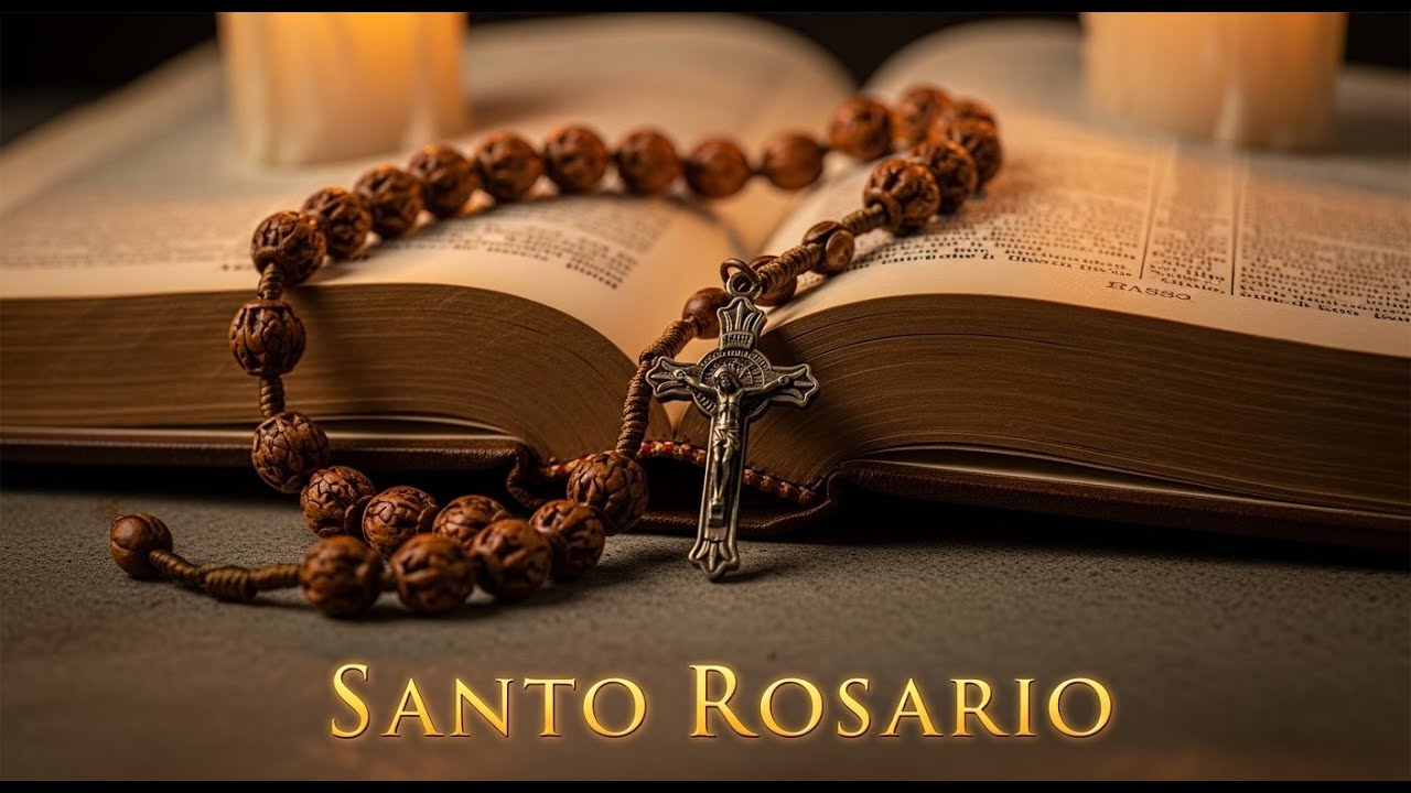 Reze o Santo Rosário em Canto Gregoriano  CANTAN ANTE CRISTO CRUCIFICADO Oración