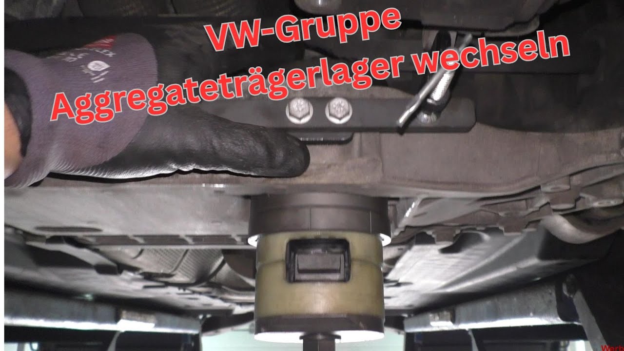 Gutes Werkzeug muss sich rechnen - Aggregateträgerlager wechseln - VW Gruppe