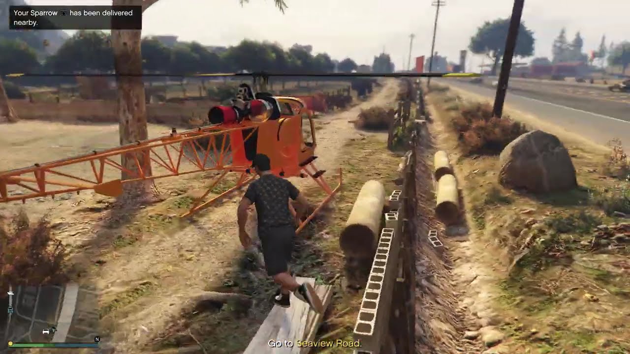 Truly a Sparrow spawn of all time - GTA Online