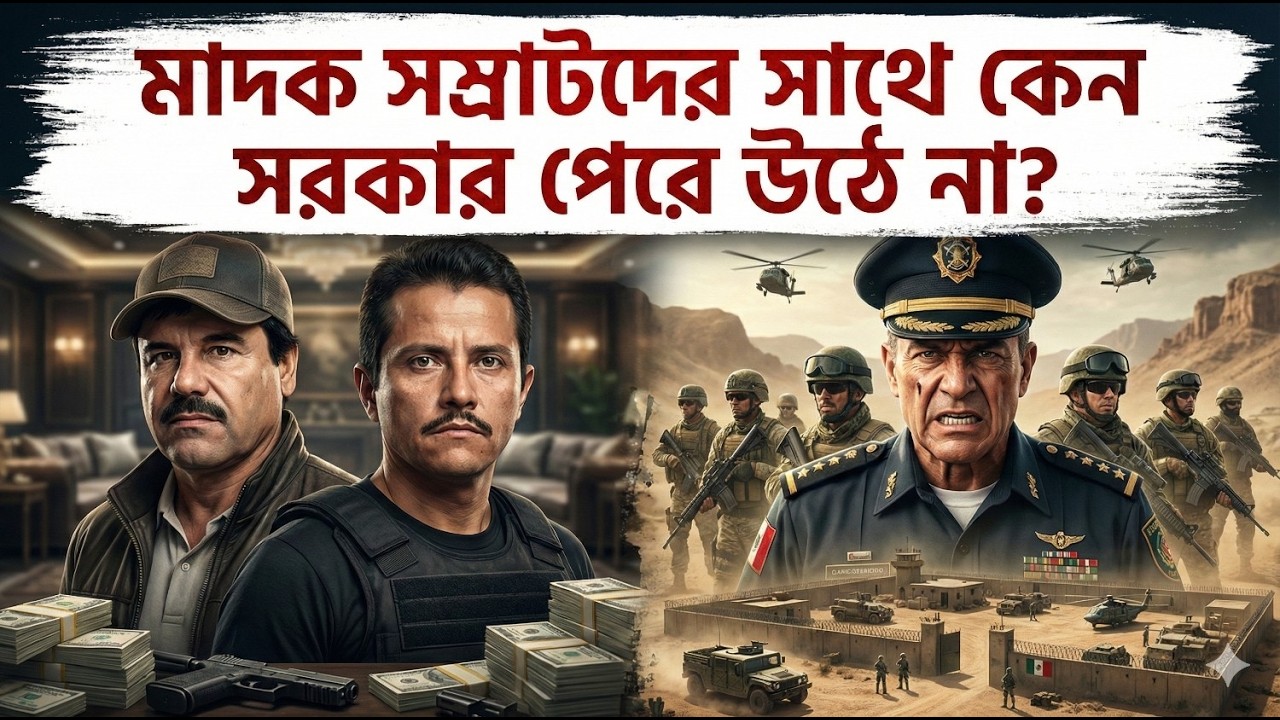 মেক্সিকোর ড্রাগ কার্টেলের উত্থান ও রক্তাক্ত বাস্তবতা। Documentary on Drug cartel of Mexico