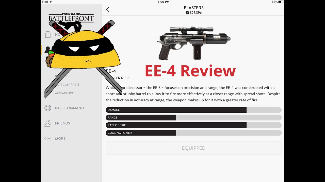 EE-4 Blaster Rifle Review, Tips, and Tricks