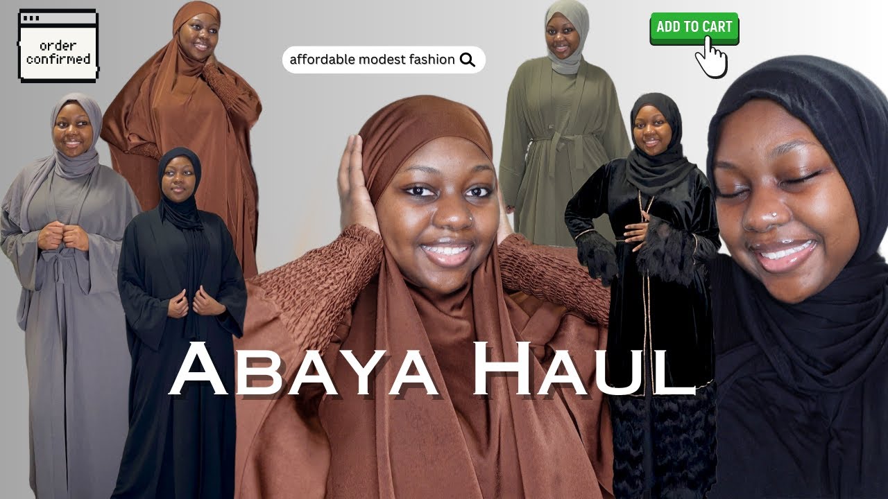 ABAYA HAUL | Modest Dress Try On | Affordable Everyday Wear Jilbabs | Amina Bands